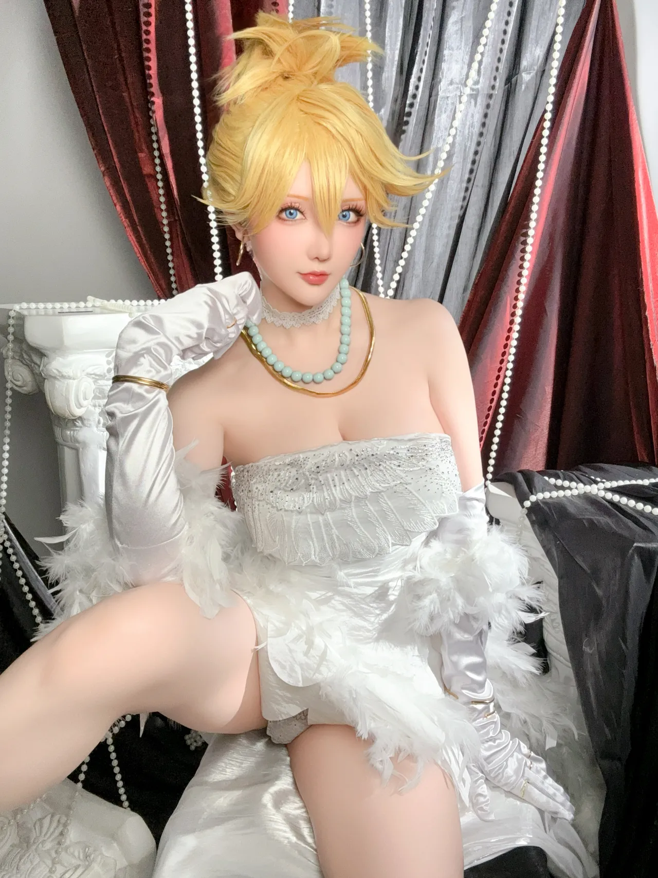 星之迟迟 - 吊带袜天使 潘迪礼服-erohere42.webp